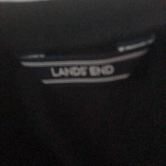 Lands End Cover Up Terry Dress Black SZ Small - Picture 6 of 8